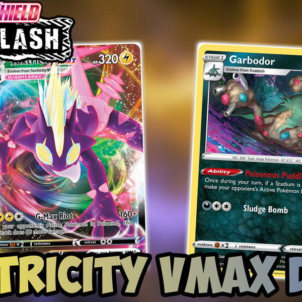 pokemon card toxtricity vmax 071/192 - Ultra Rare your opponent takes 3 Prize cards. Carta Pokmon Toxtricity Vmax Rainbow