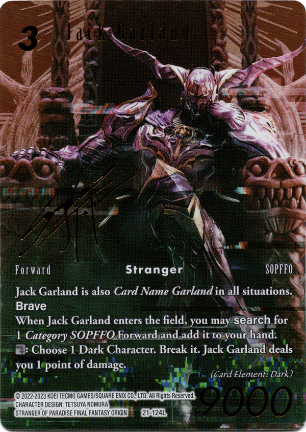 Jack Garland Full Art - 21-124L - Beyond Destiny - Foil - Card Cavern