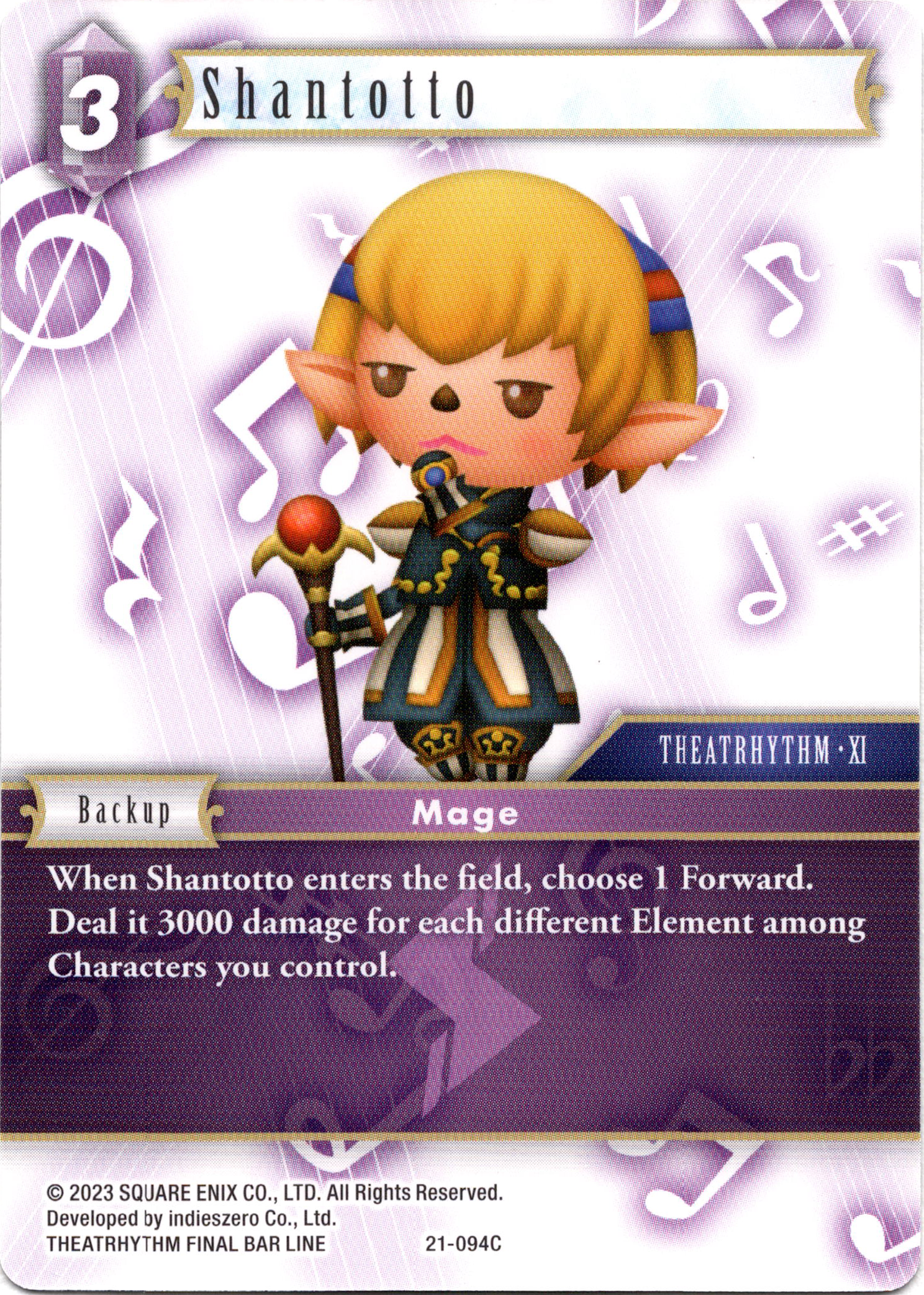 Shantotto - 21-094C - Beyond Destiny - Card Cavern