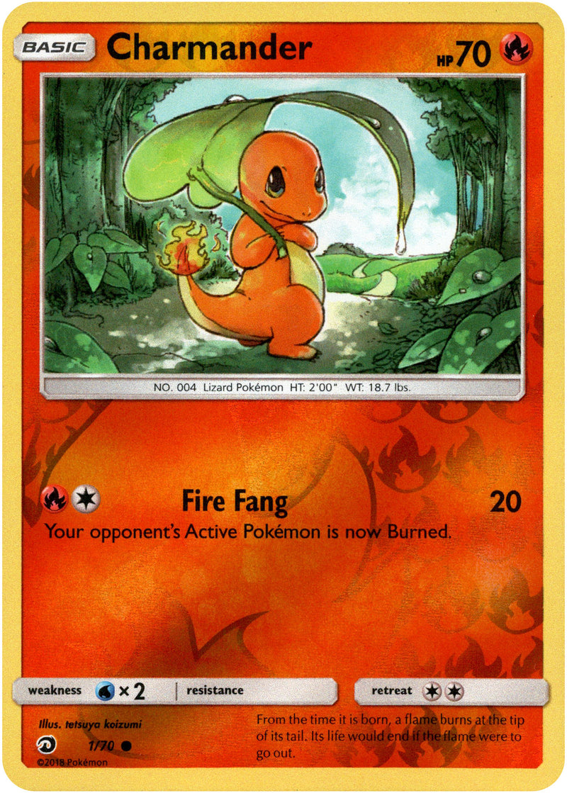 Charmander - 1/70 - Dragon Majesty - Reverse Holo - Card Cavern