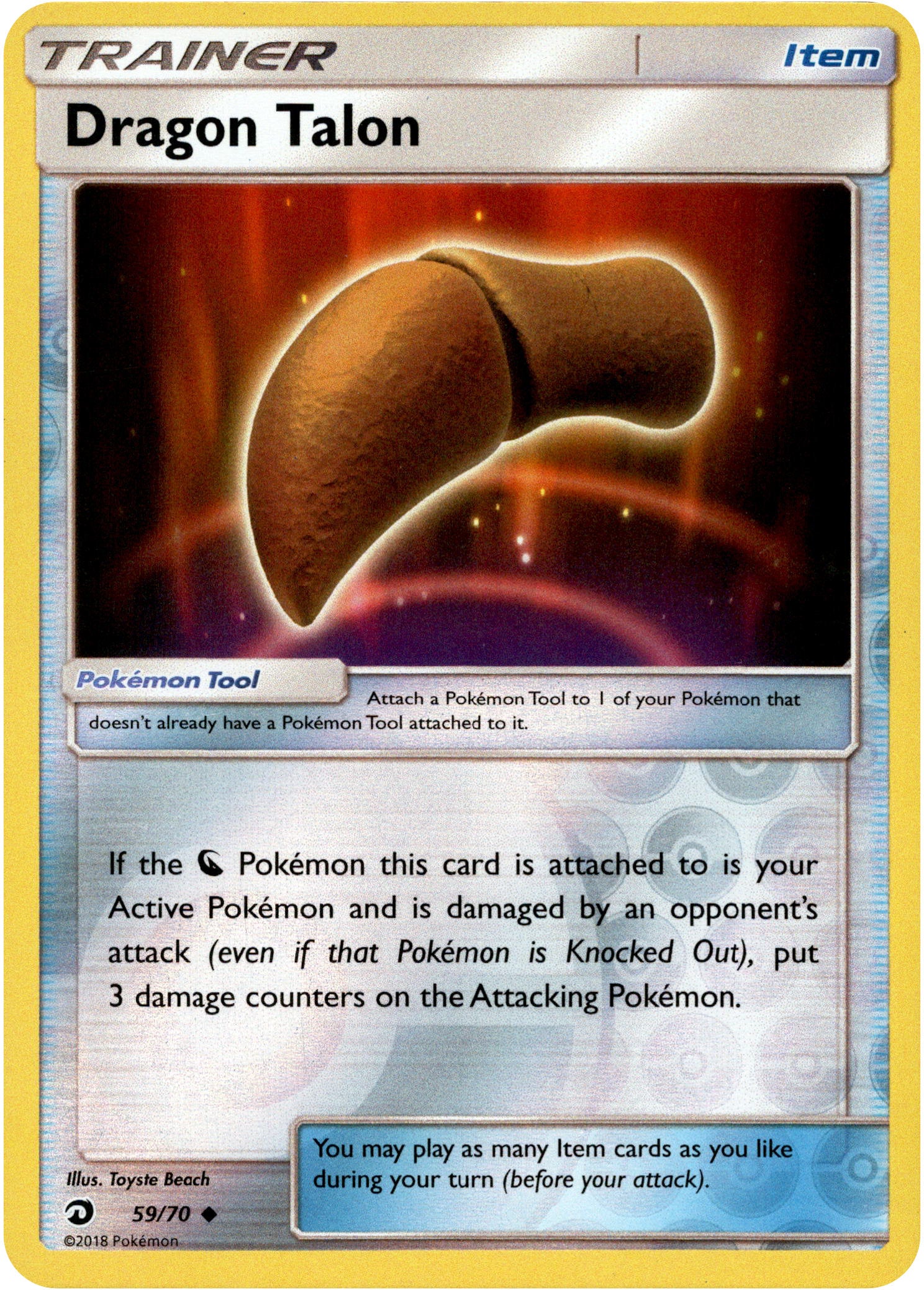 Dragon Talon - 59/70 - Dragon Majesty - Reverse Holo - Card Cavern