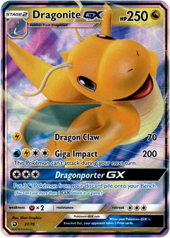 Dragonite GX - 37/70 - Dragon Majesty - Holo - Card Cavern