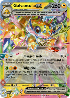 Galvantula ex - 051/142 - Stellar Crown - Holo - Card Cavern