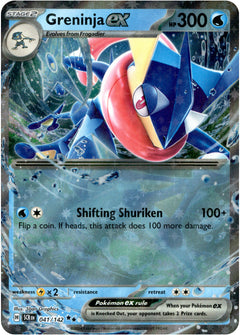 Greninja ex - 041/142 - Stellar Crown - Holo - Card Cavern