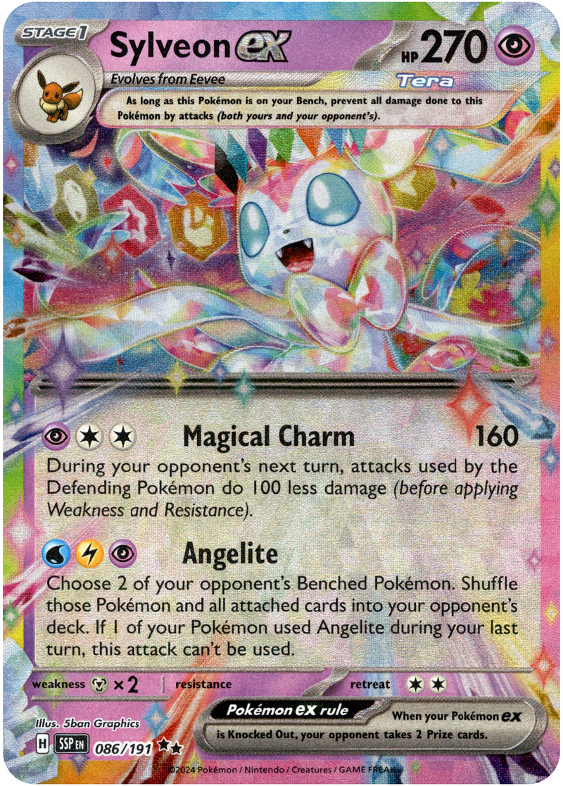 Sylveon ex - 086/191 - Surging Sparks - Holo - Card Cavern