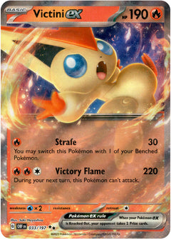 Victini ex - 033/197 - Obsidian Flames - Holo - Card Cavern