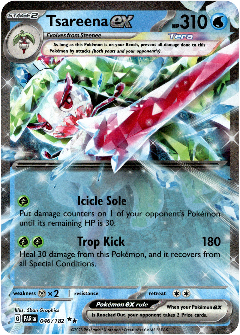 Tsareena ex - 046/182 - Paradox Rift - Holo - Card Cavern