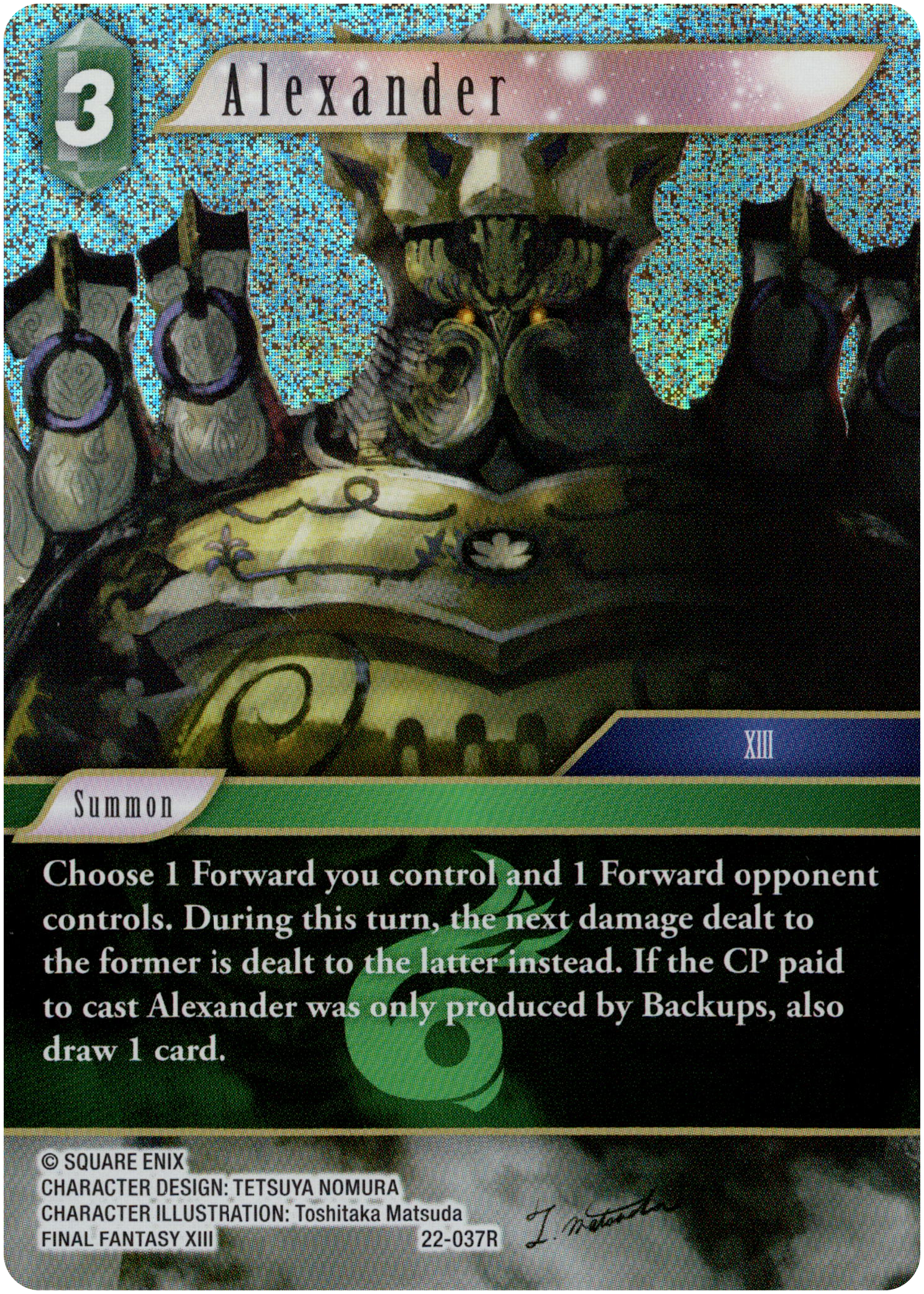 Alexander - 22-037R - Hidden Hope - Foil - Card Cavern