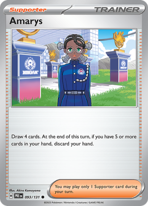 Amarys - 093/131 - Prismatic Evolutions - Card Cavern