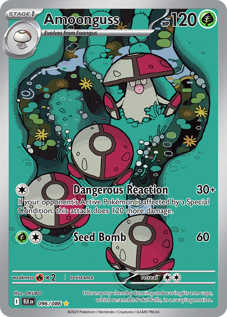 Amoonguss - 096/086 - Black Bolt - Holo - Card Cavern