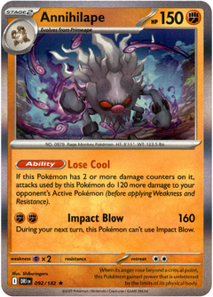 Annihilape - 092/182 - Destined Rivals - Holo - Card Cavern