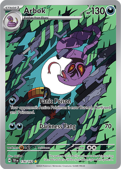Arbok - 176/162 - Temporal Forces - Holo - Card Cavern