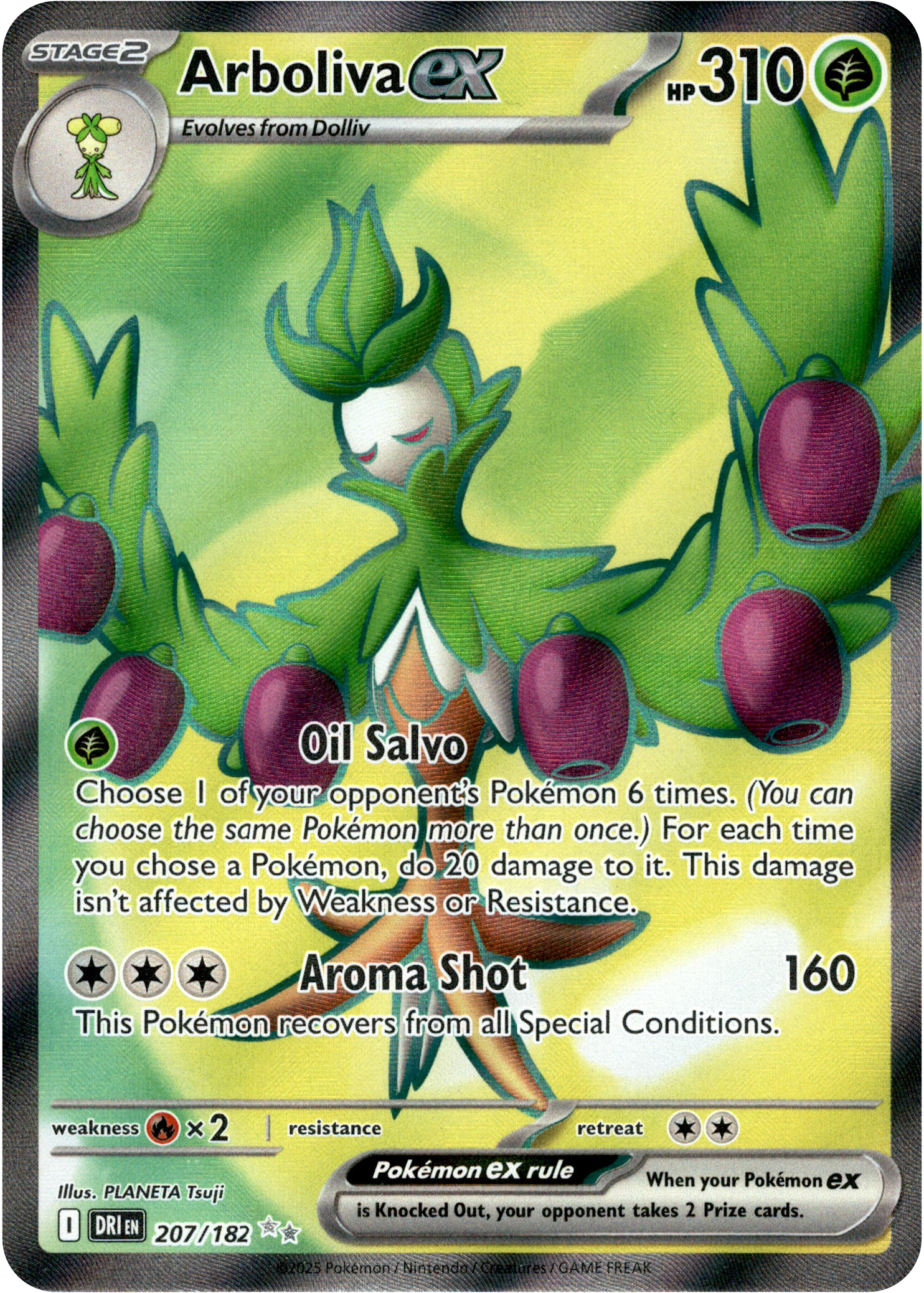 Arboliva ex - 207/182 - Destined Rivals - Holo - Card Cavern