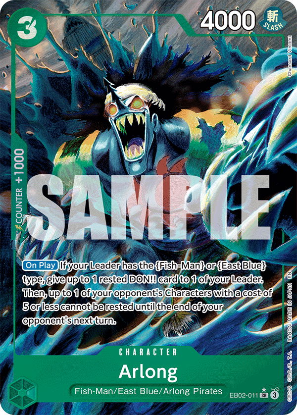Arlong Alternate Art - EB02-011 SR - Anime 25th Collection - Foil - Card Cavern