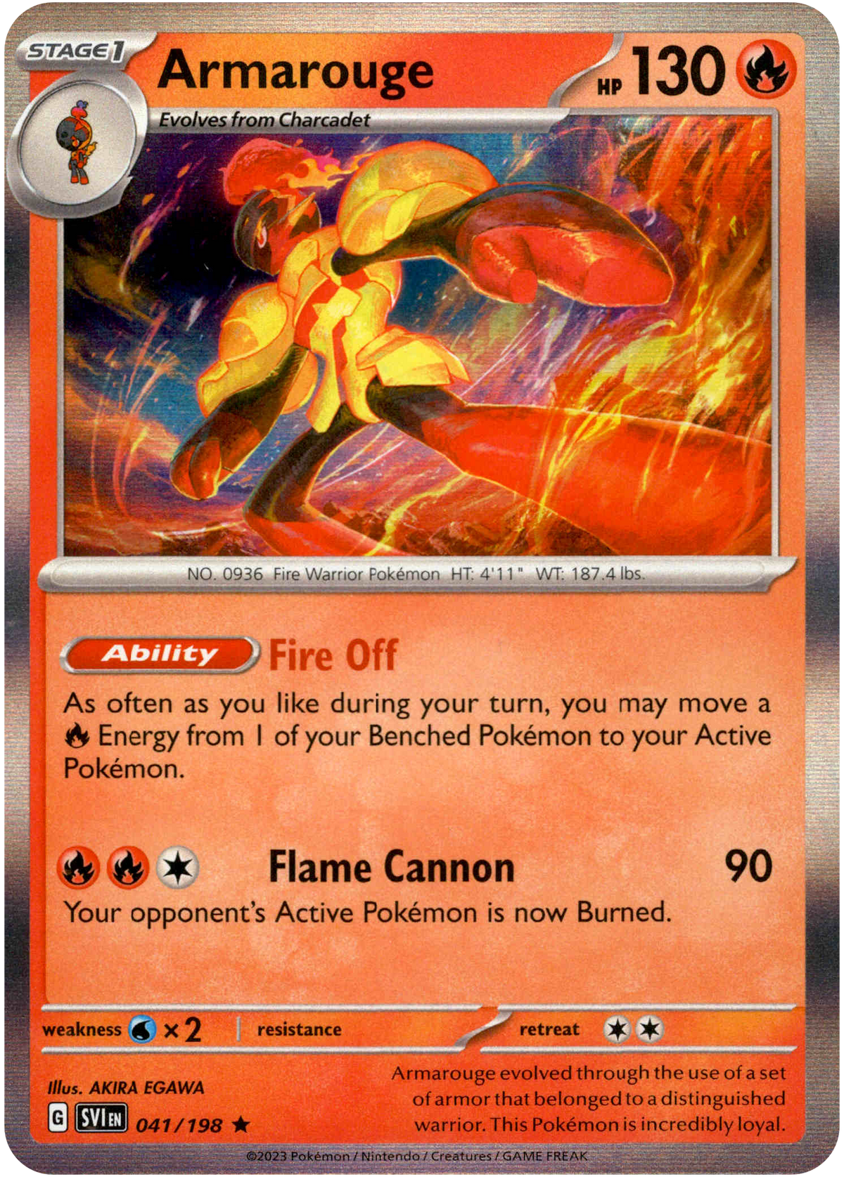 Armarouge - 041/198 - Scarlet & Violet - Holo - Card Cavern