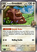 Arven's Greedent - 159/182 - Destined Rivals - Holo - Card Cavern