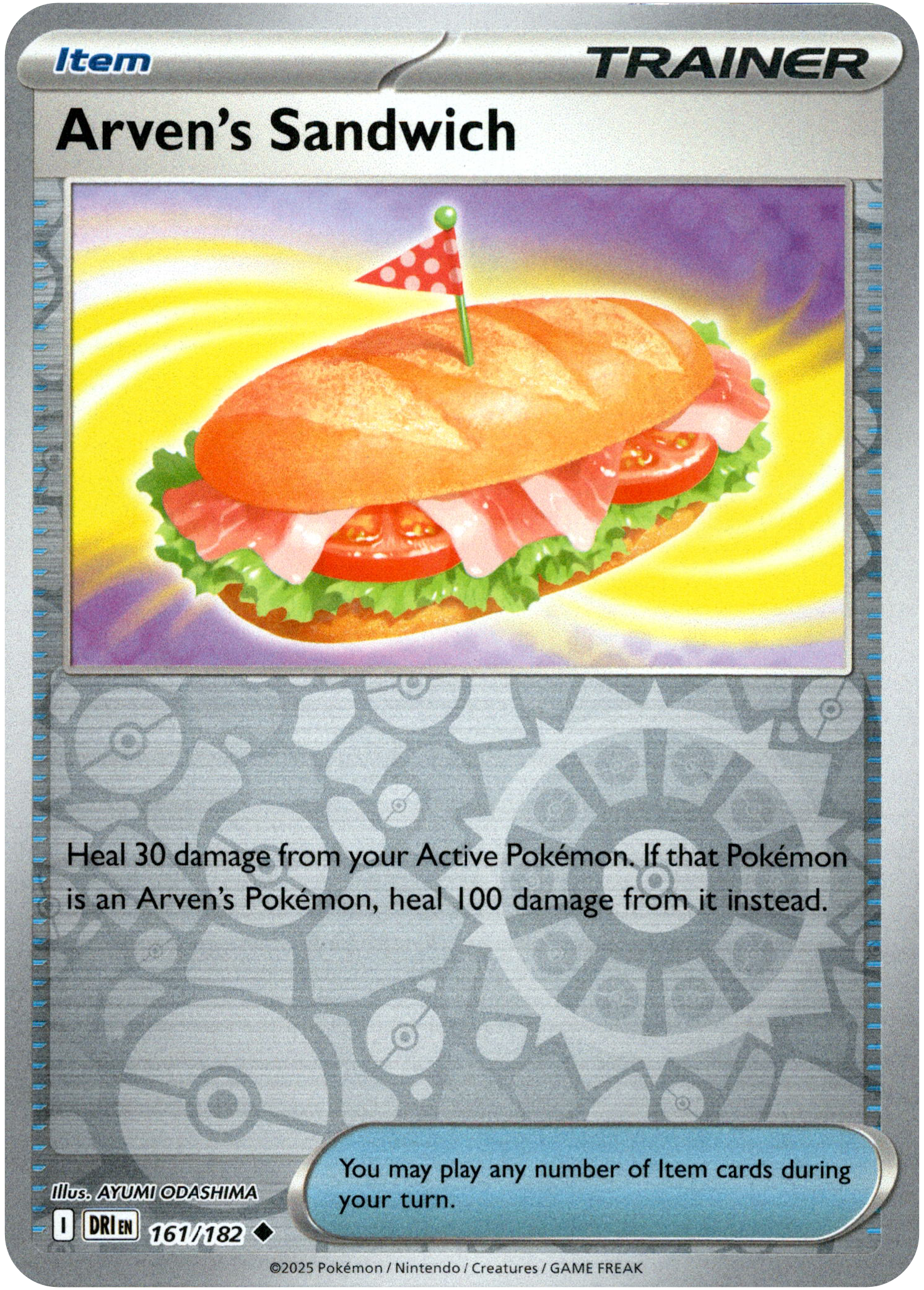 Arven's Sandwich - 161/182 - Destined Rivals - Reverse Holo - Card Cavern