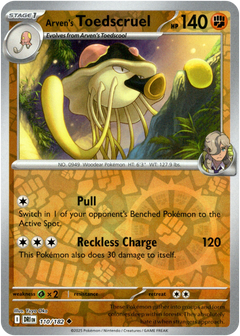 Arven's Toedscruel - 110/182 - Destined Rivals - Reverse Holo - Card Cavern