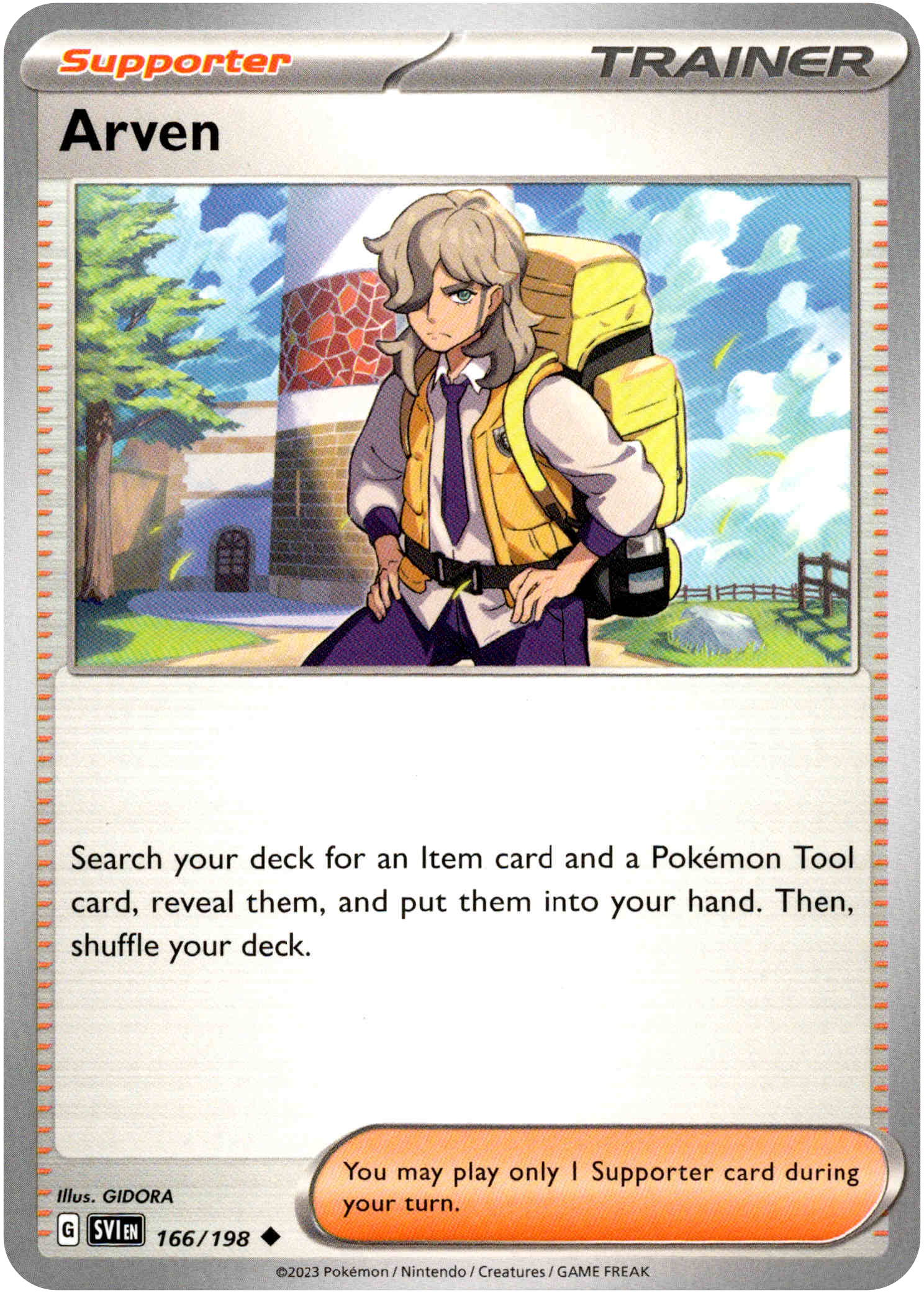 Arven - 166/198 - Scarlet & Violet - Card Cavern