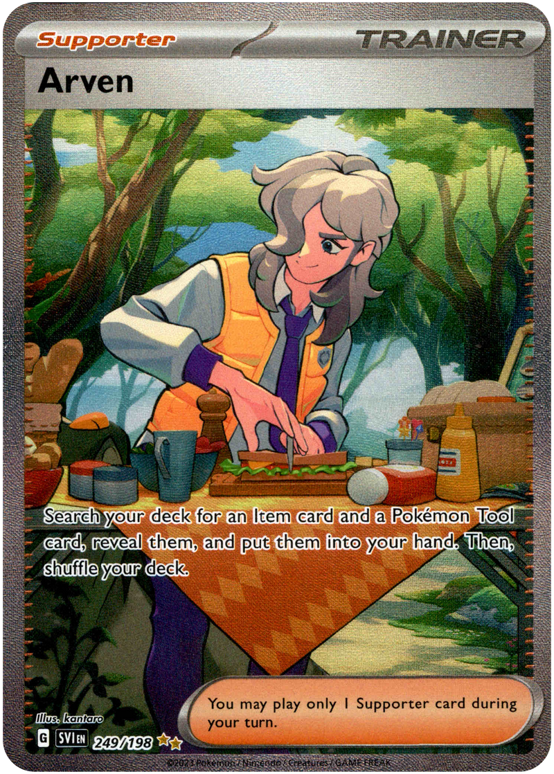 Arven - 249/198 - Scarlet & Violet - Holo - Card Cavern