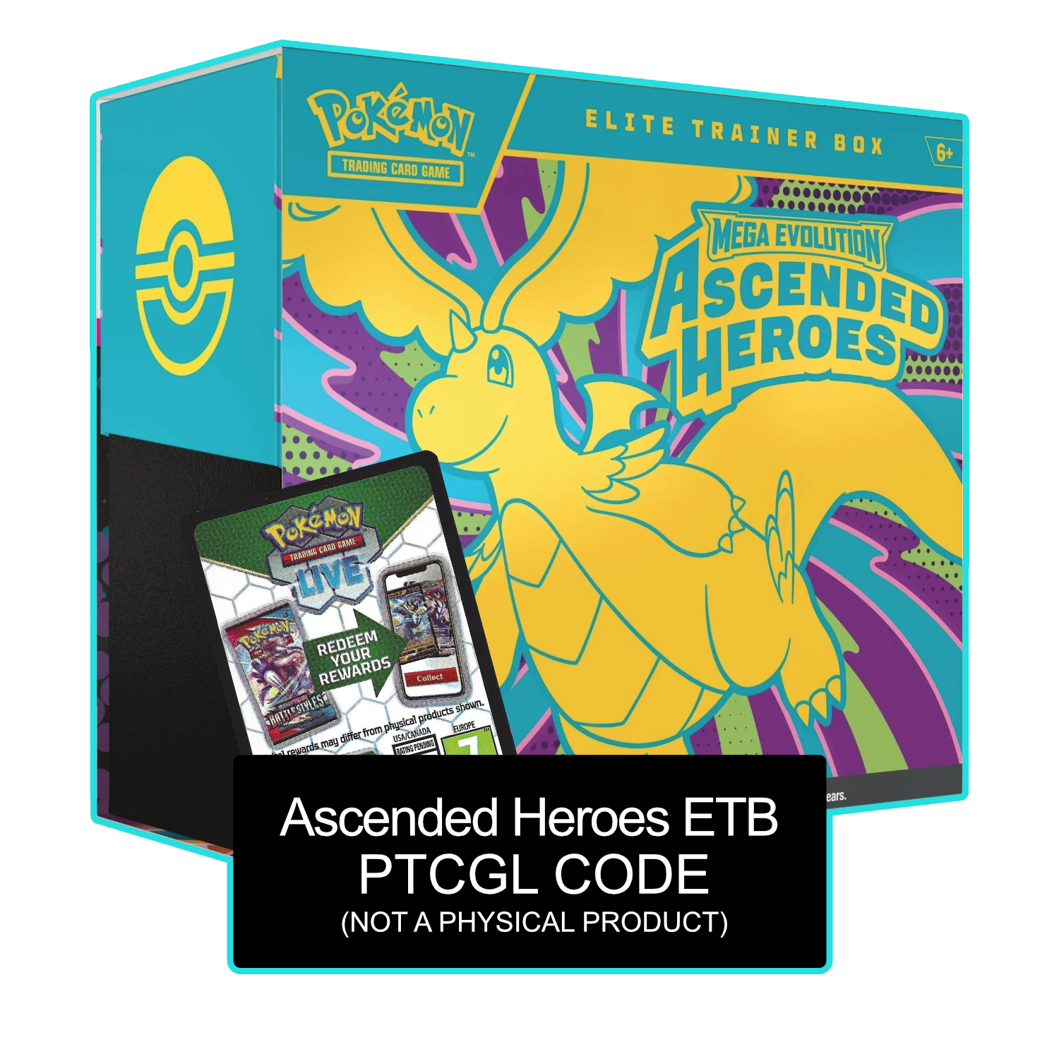 Ascended Heroes ETB PTCGL Code - Card Cavern