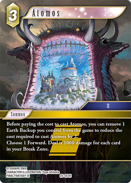 Atomos - 25-053H - Tears of the Planet - Card Cavern