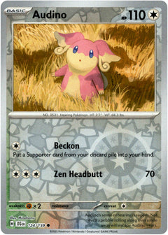 Audino - 124/159 - Journey Together - Reverse Holo - Card Cavern