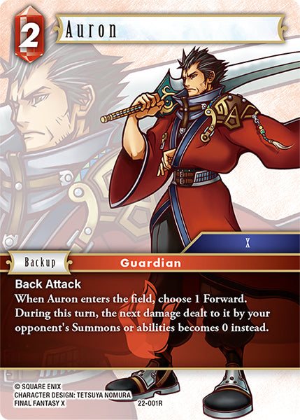 Auron - 22-001R - Hidden Hope - Card Cavern