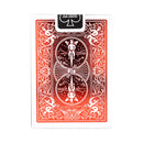 Metalluxe Red Foil Back Bicycle Playing Cards - Card Cavern