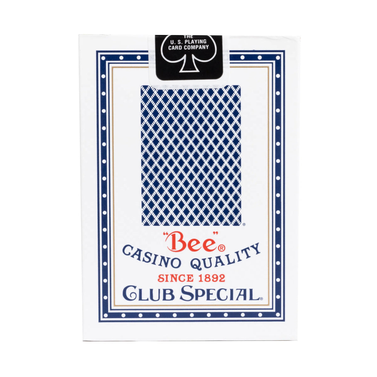 Bee Standard Index Bicycle Playing Cards - Blue - Card Cavern