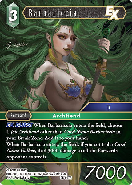 Barbariccia EX - 25-047R - Tears of the Planet - Card Cavern