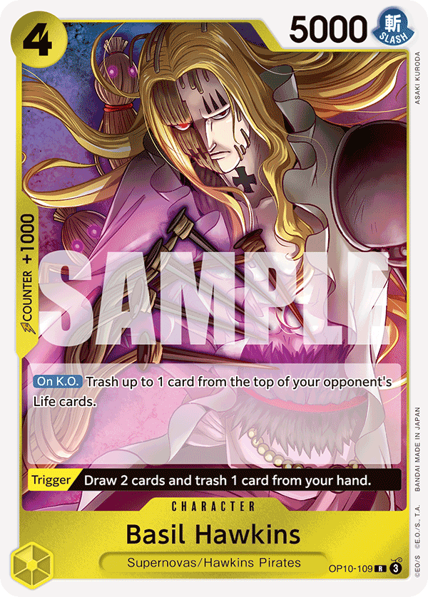 Basil Hawkins - OP10-109 R - Royal Blood - Foil - Card Cavern