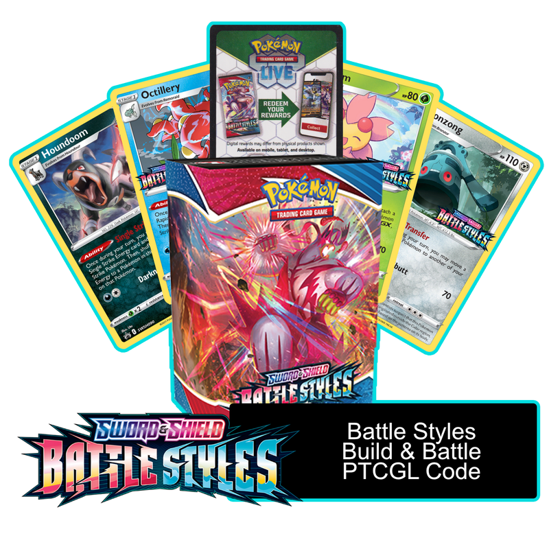 Battle Styles Prerelease Kit - 1 of 4 promos - PTCGL Code - Card Cavern