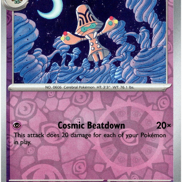 Beheeyem - 074/162 - Temporal Forces - Reverse Holo Card Cavern Trading Cards, LLC Beheeyem - 074/162 - Temporal Forces - Reverse Holo Card Cavern Trading Cards, LLC