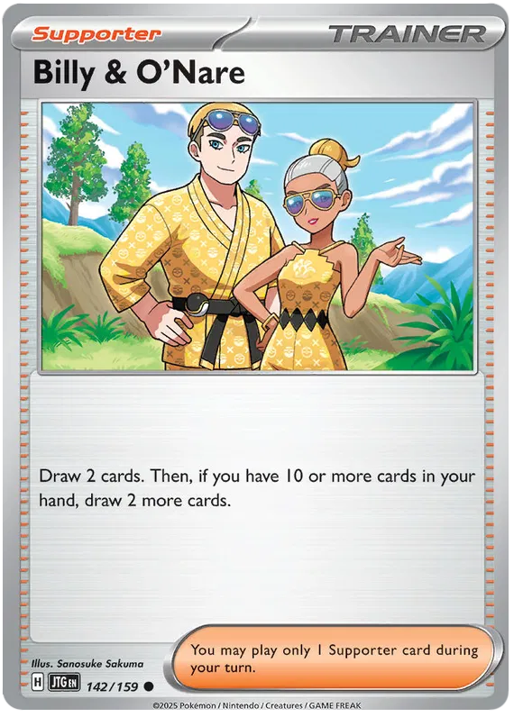 Billy & O'Nare - 142/159 - Journey Together - Card Cavern