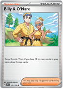 Billy & O'Nare - 142/159 - Journey Together - Card Cavern