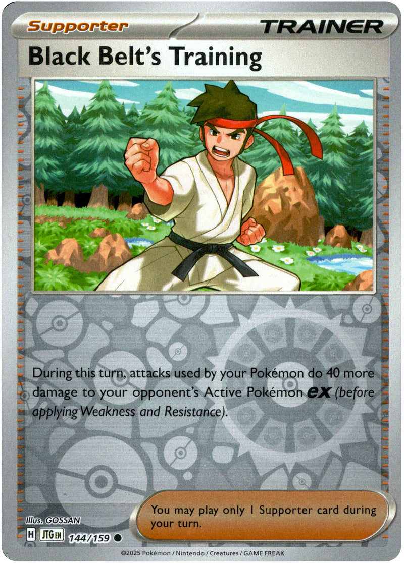 Black Belt's Training - 144/159 - Journey Together - Reverse Holo - Card Cavern