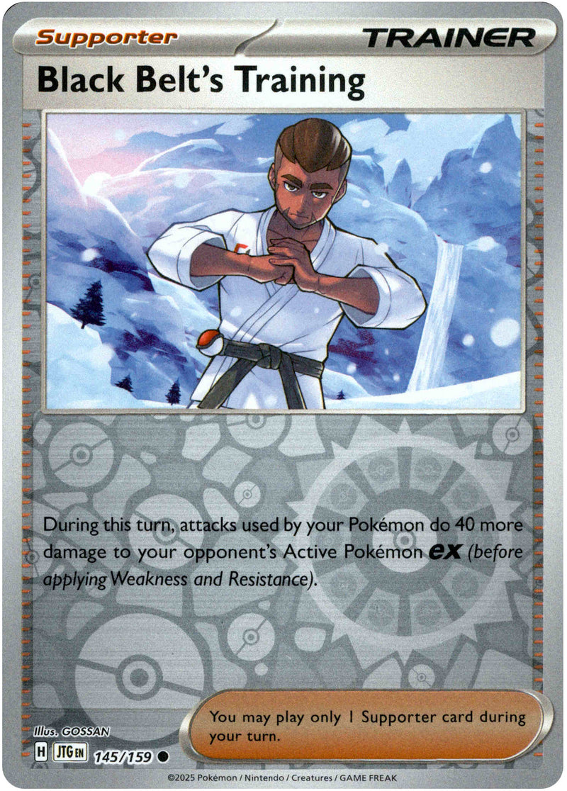 Black Belt's Training - 145/159 - Journey Together - Reverse Holo - Card Cavern