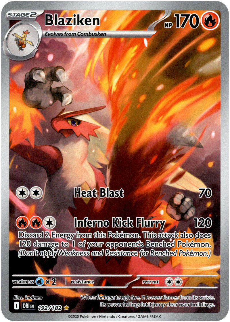 Blaziken - 192/182 - Destined Rivals - Holo - Card Cavern