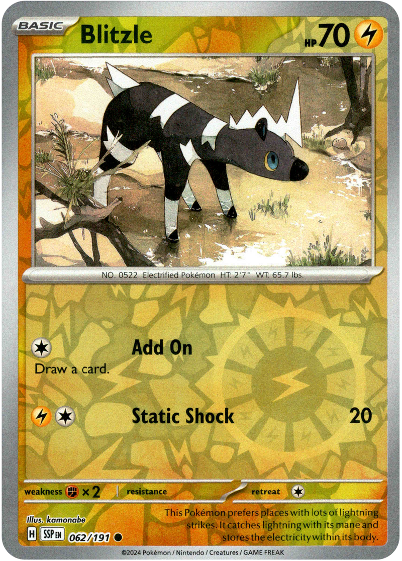 Blitzle - 062/191 - Surging Sparks