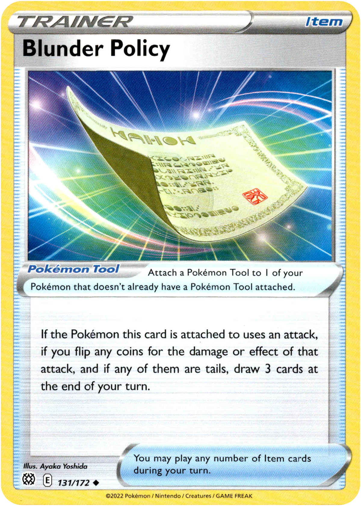 Blunder Policy - 131/172 - Brilliant Stars - Card Cavern
