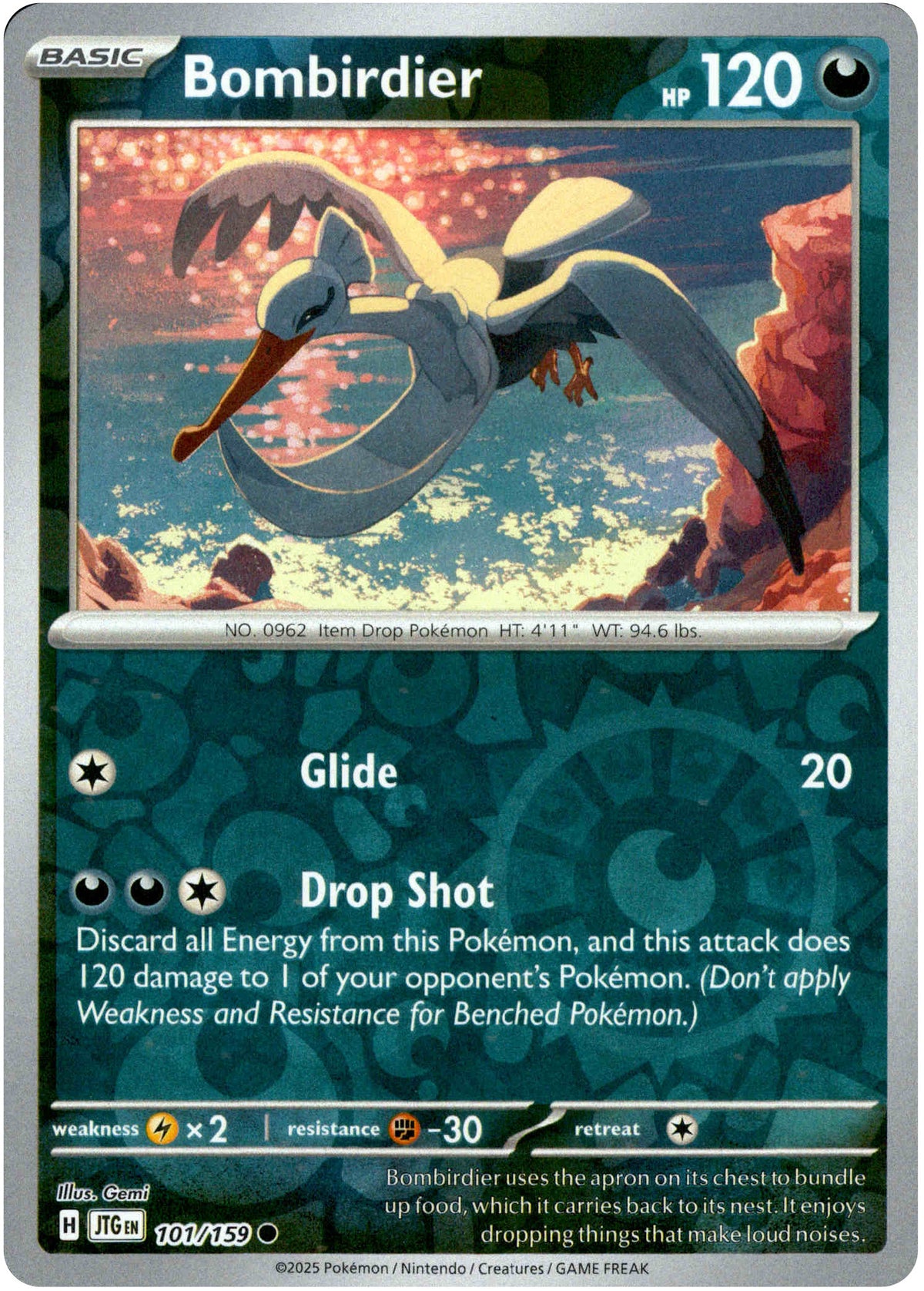 Bombirdier - 101/159 - Journey Together - Reverse Holo - Card Cavern