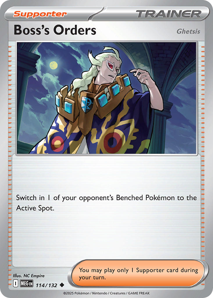 Boss's Orders [Ghetsis] - 114/132 - Mega Evolution - Card Cavern