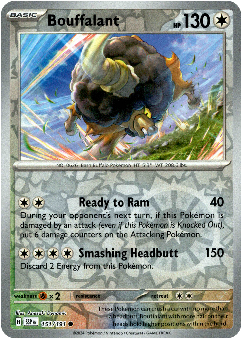 bouffalant pokemon card price Bouffalant - 108/147