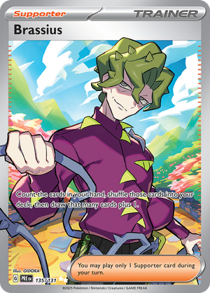 Brassius - 135/131 - Prismatic Evolutions - Holo - Card Cavern