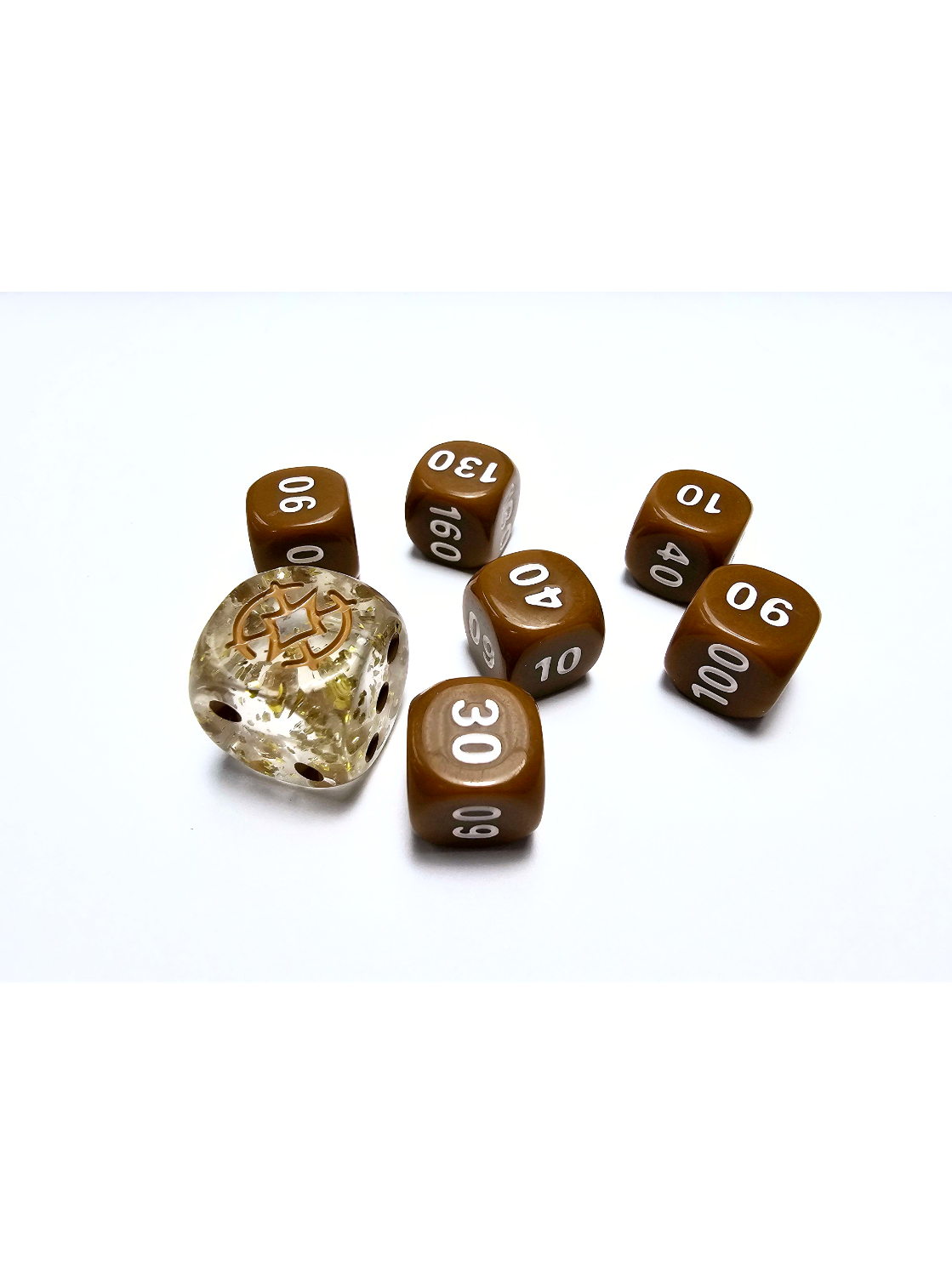 Brilliant Stars ETB Dice - 6 Damage Counters and 1 Coin-Flip Die - Card Cavern