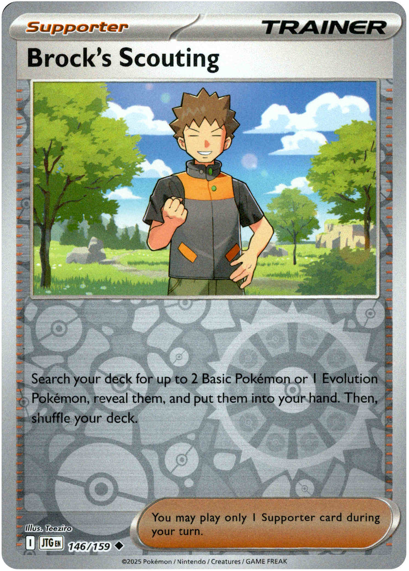 Brock's Scouting - 146/159 - Journey Together - Reverse Holo - Card Cavern