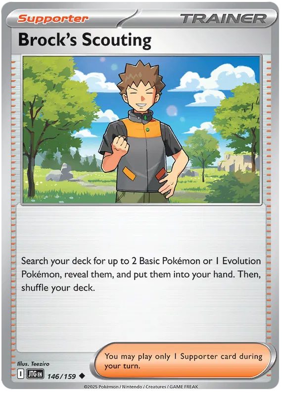Brock's Scouting - 146/159 - Journey Together - Card Cavern