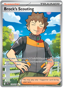 Brock's Scouting - 179/159 - Journey Together - Holo - Card Cavern