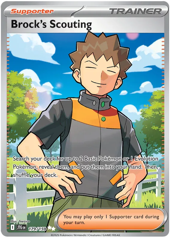 Brock's Scouting - 179/159 - Journey Together - Holo - Card Cavern